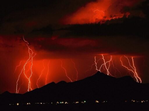What Causes Red Lightning